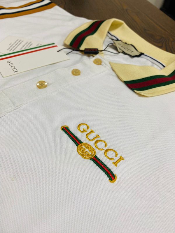 Men's Premium Gucci Polo T-shirt - Image 2