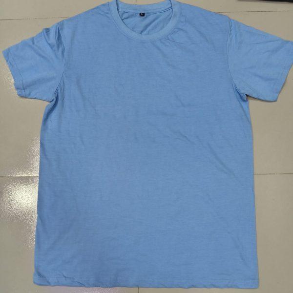 Men's Premium Solid T-Shirt- Sky - Image 2