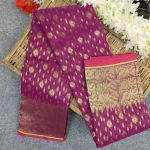 Half Silk Jamdani Saree