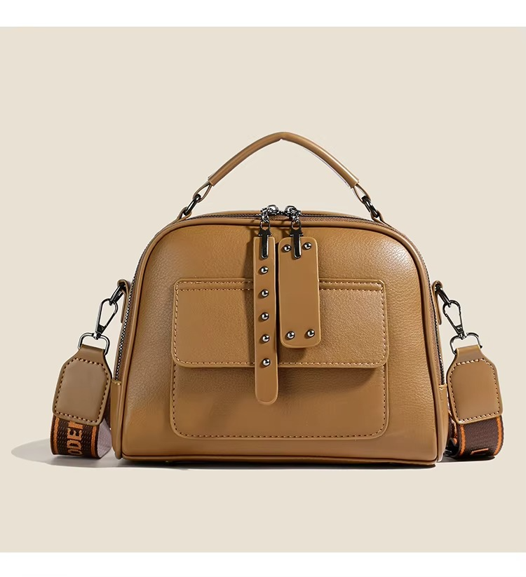 High end ladies' handbag multi-layer large capacity commuting bag