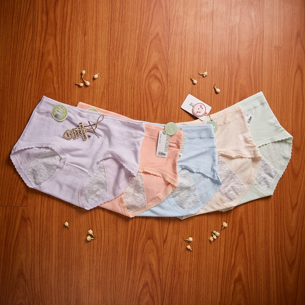Leakproof cotton panty for women comfortable underwear - Free Size - Image 2